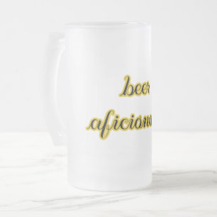 ビアアフシオナカッコいいド フロストグラスビールジョッキ