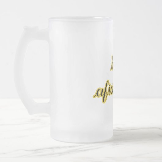 ビアアフシオナカッコいいド フロストグラスビールジョッキ (左)