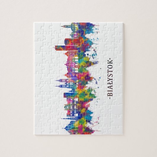 ビアウイストロクポーランドスカイライン ジグソーパズル (縦)