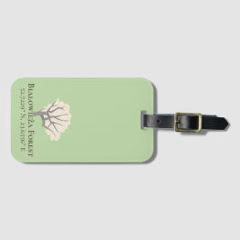 ビアウォウィジェスフォレスト緯度と経度 ラゲッジタグ