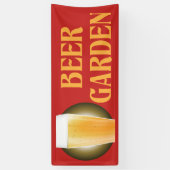 ビアガーデン 横断幕 (縦)