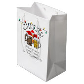 ビアサンタクロースのクリスマス ミディアムペーパーバッグ (裏面アングル)