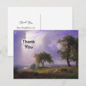 ビアシュタット カリフォルニア スプリング 絵画 ありがとうございます ポストカード (正面/裏面)