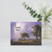 ビアシュタット カリフォルニア スプリング 絵画 ありがとう ポストカード (スタンド正面)