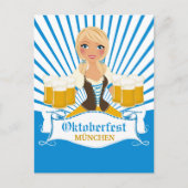 ビアスタインのウェイトレス ポストカード (正面)