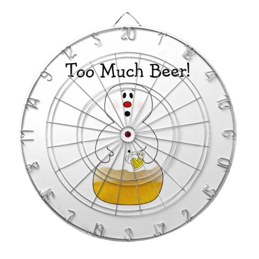 ビアダーツボードが多すぎる ダーツボード (正面)