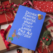 ビアトナカイ名ルドルフおもしろいクリスマス シーズンカード