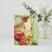 ビアトリクス読ポッターの『ジェレミーフィッシャー・ザ・ニュース』 ポストカード (スタンド正面)