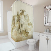 ビアトリクス・ポターによる『ウサギのクリスマス・パーティ』 シャワーカーテン (インサイチュ)