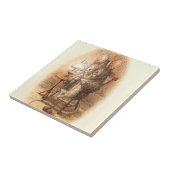 ビアトリクス・ポッター著「ねずみのミセス・ノッティング」 タイル (側面)