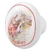 ビアトリクス・ポッター・バニー セラミックノブ (右)