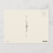 ビアトリクス・ポッター, マウス夫人, ティーカップ ポストカード (裏面)