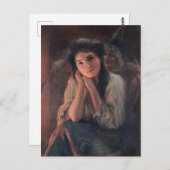 ビアトリス・オッフォーの女の子と魔女 ポストカード (正面/裏面)