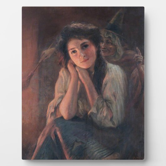 ビアトリス・オフォーによる「少女と魔女」 フォトプラーク (正面)