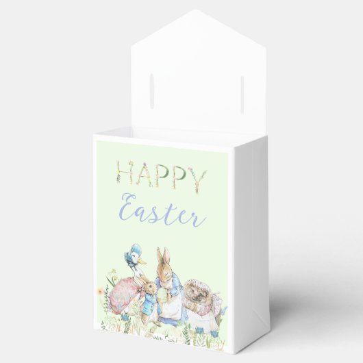 ビアトリックスのポッターピーターウサギのイースターの好意ボックス フェイバーボックス (オープン)