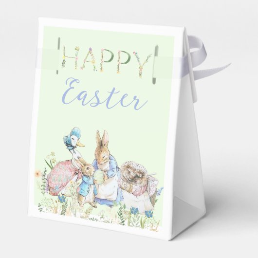ビアトリックスのポッターピーターウサギのイースターの好意ボックス フェイバーボックス (裏面サイド)