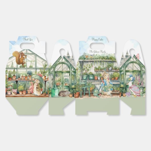 ビアトリックスのポッターピーターウサギのイースターの好意ボックス フェイバーボックス (見開き)