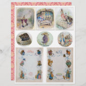 ビアトリックスポッターイラストパート1 (正面/裏面)