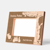 ビアトリックスポッターイラスト縁ど レーザー彫刻フレーム (左)