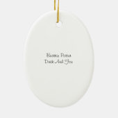 ビアトリックスポッターオーナメント セラミックオーナメント (裏面)