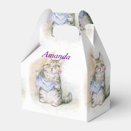 ビアトリックスポッターカスタム誕生日、イースターギフトボックス フェイバーボックス (正面サイド)