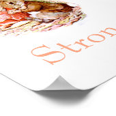 ビアトリックスポッターキッズ肯定名前をカスタムするプリント ポスター (角)