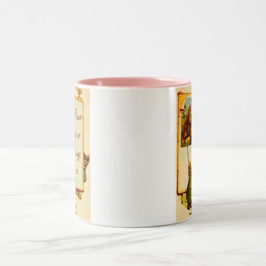 ビアトリックスポッターシグネポストマグ ツートーンマグカップ (中央)