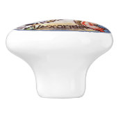 ビアトリックスポッターバニーファミリーセラミックスノブ セラミックノブ (側面)