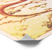 ビアトリックスポッターマウスかわいいヴィンテージ裁縫 ポスター (角)