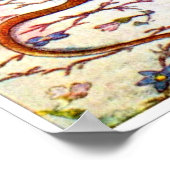 ビアトリックスポッターマウスかわいいヴィンテージ裁縫 ポスター (角)