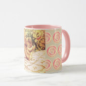 ビアトリックスポッターマウスかわいいヴィンテージ裁縫 マグカップ (正面右)