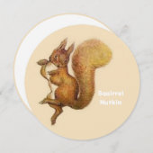 ビアトリックスポッターリスヴィンテージ サンキューカード (正面/裏面)