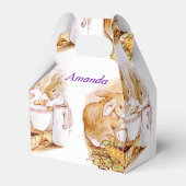 ビアトリックスポッター、カスタム誕生日、イースターギフト フェイバーボックス (裏面サイド)