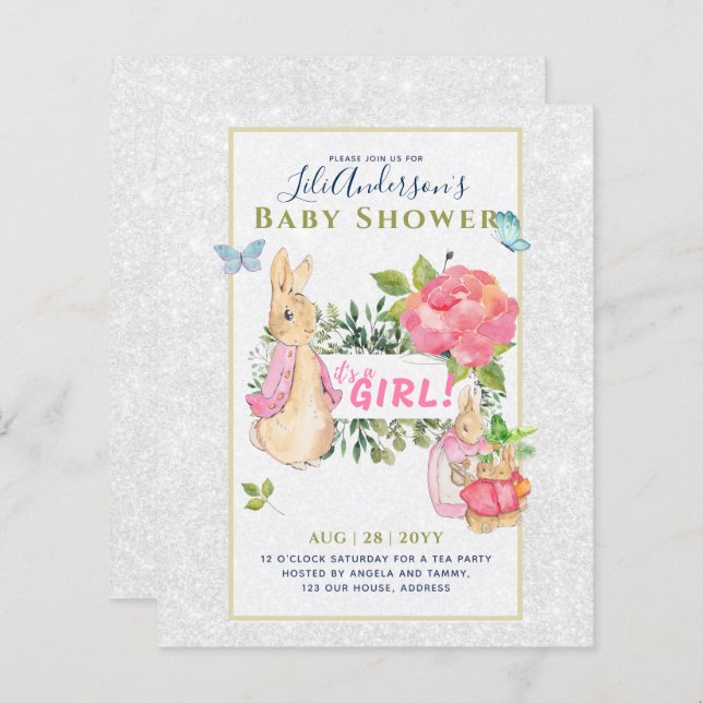 ビアトリックスヴィンテージラビットピンクウエストコートガールズイベント (正面/裏面)