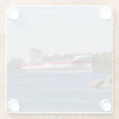 ビアトリックス ガラス コースター (裏面)