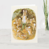 ビアトリックス・ポターの戯れるウサギたち シーズンカード (正面)