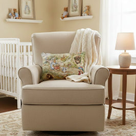 ビアトリックス・ポッターかわいいピーターと友達 アクセントクッション