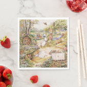 ビアトリックス・ポッターかわいいピーターと友達 スタンダードランチョンナプキン (インサイチュ)