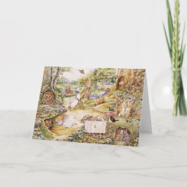 ビアトリックス・ポッターかわいいピーターと友達 ノートカード