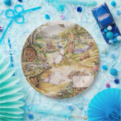 ビアトリックス・ポッターかわいいピーターと友達 ペーパープレート (パーティー)