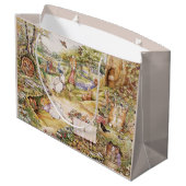 ビアトリックス・ポッターかわいいピーターと友達 ラージペーパーバッグ (裏面アングル)