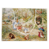 ビアトリックス・ポッターかわいいピーターと友達 ラージペーパーバッグ (裏面)