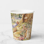 ビアトリックス・ポッターかわいいピーターと友達 紙コップ (裏面)