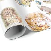 ビアトリックス・ポッター  ウサギねずみ プッデル・ダック  スクイール ラッピングペーパー (ロールコーナー)