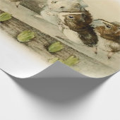 ビアトリックス・ポッター『ギニア豚の庭』 ラッピングペーパー (角)