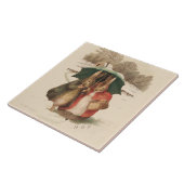 ビアトリックス・ポッター『ハッピーペア』 タイル (側面)