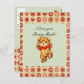 ビアトリートラージフォトバレンタインテンプレート シーズンポストカード (正面/裏面)