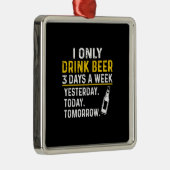 ビアドリンカーIのみビール誕生日 メタルオーナメント (右)