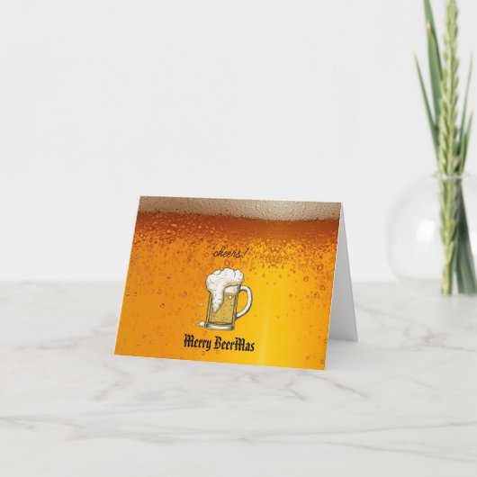 ビアバー ビジネス ヴィンテージ ロゴ ショップ シーズンカード (正面)