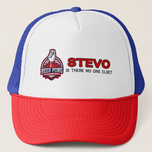 ビアポン王者 - 他に誰もいないのか - ニック・トルック キャップ (正面)